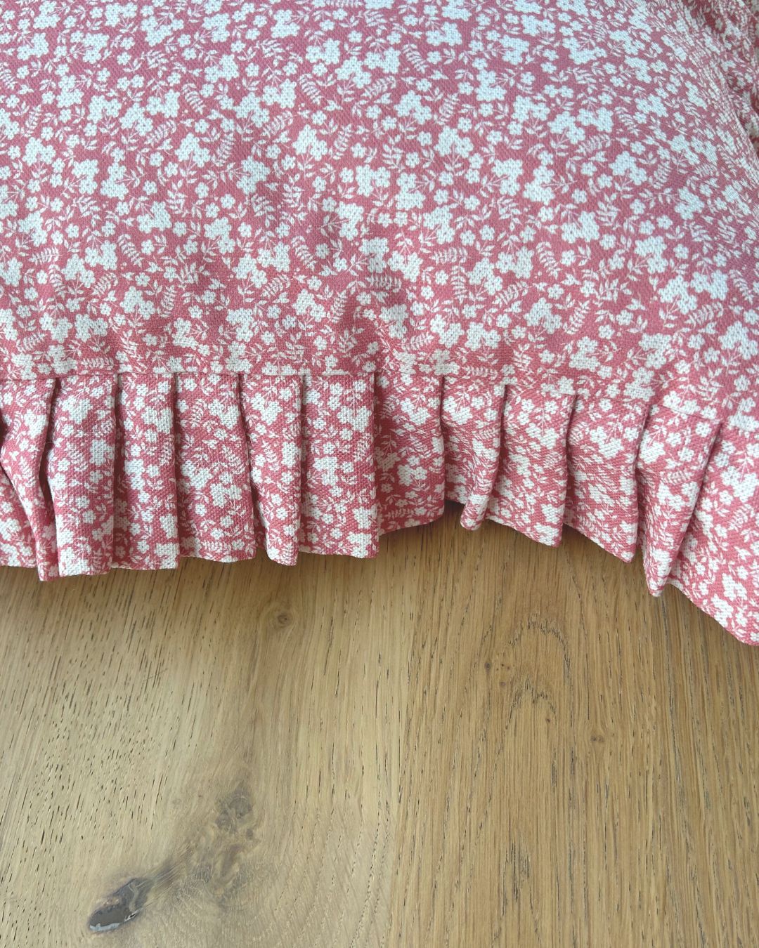 Pink floral frill pillowcase for nursery and girls room in Dubai