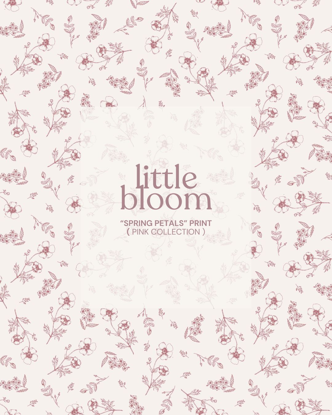 Hand-drawn floral cushion for girls’ room décor Dubai