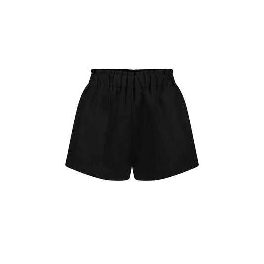 Lily Shorts (Black & Beige)