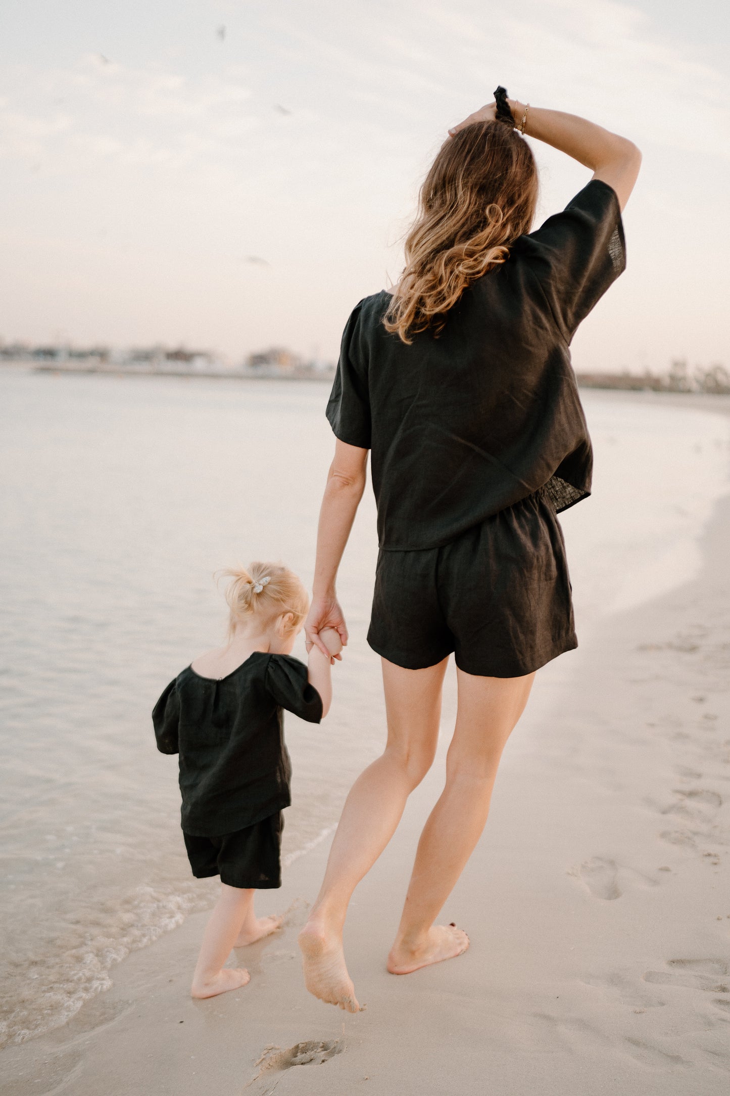 The Lily Matching Set, Black (Mummy & Mini)