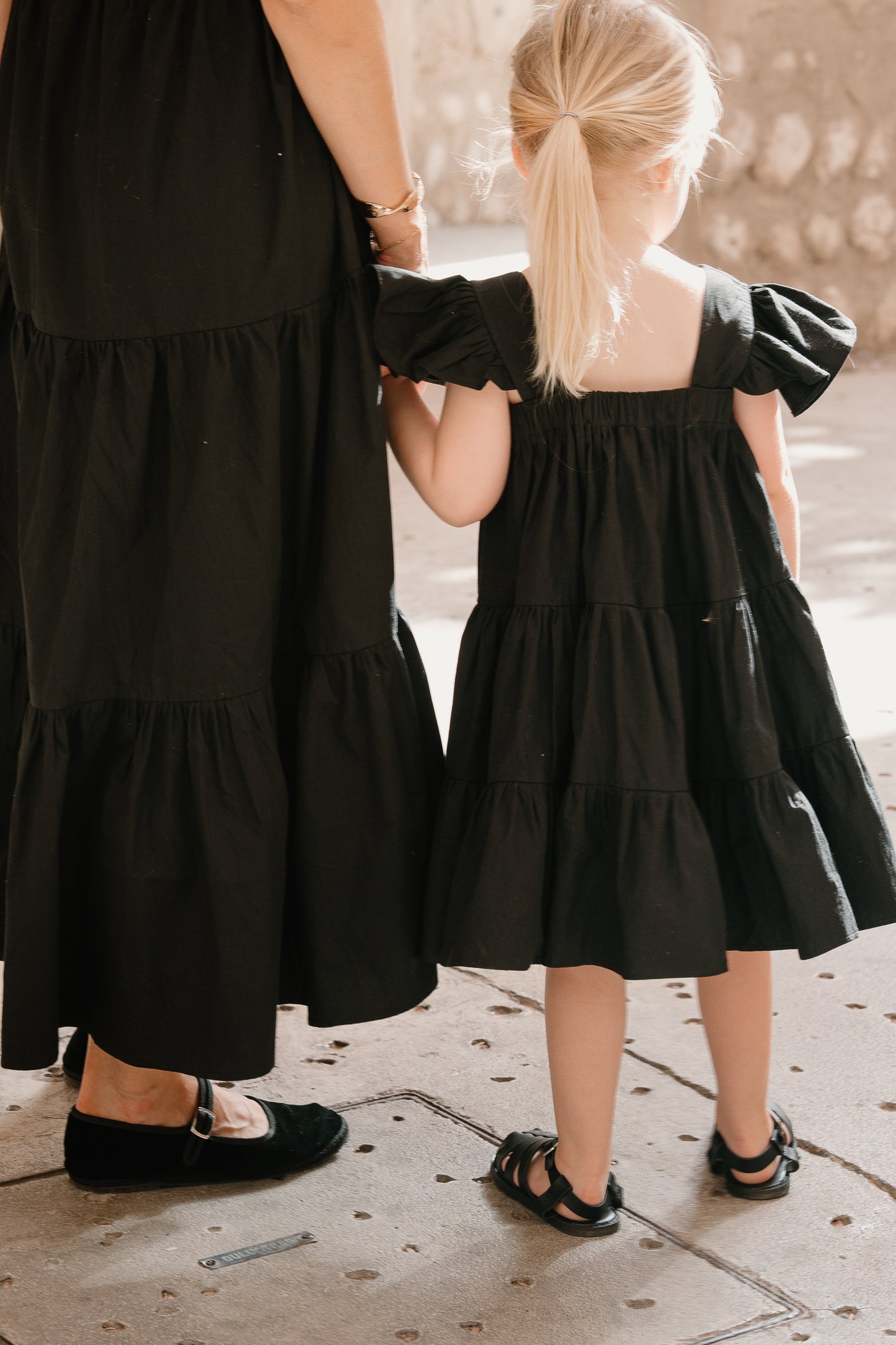 The Ophelia Dress - Girls (Red & Black)